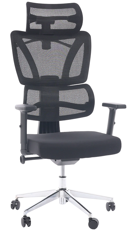 Cadeira_de_Escrit_rio_Comfy_Bliss_Preta_Tela_Mesh_Preta_1