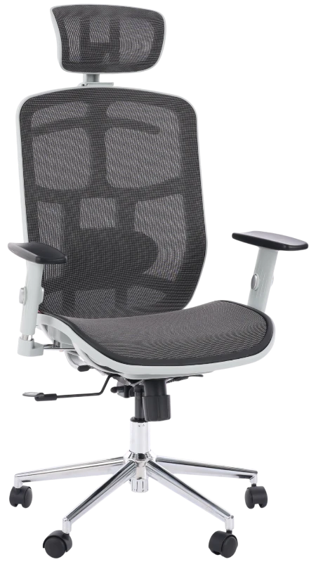 Cadeira_de_Escrit_rio_Comfy_ErgoPro_Cinza_Tela_Mesh_Cinza_1