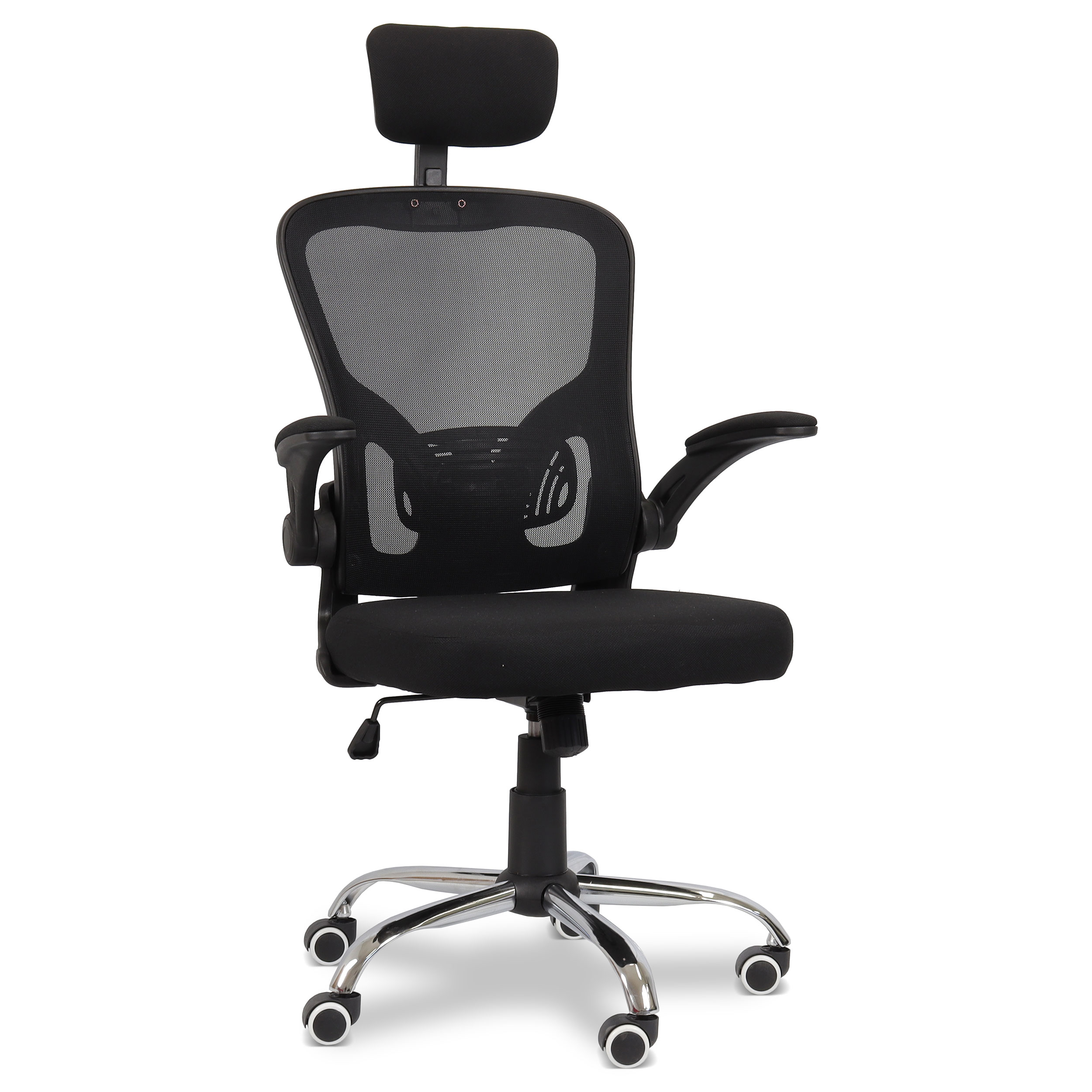 Cadeira_de_Escrit_rio_Comfy_Way_Tela_Mesh_Preta_Base_Girat_ria_e_Sistema_Relax_1