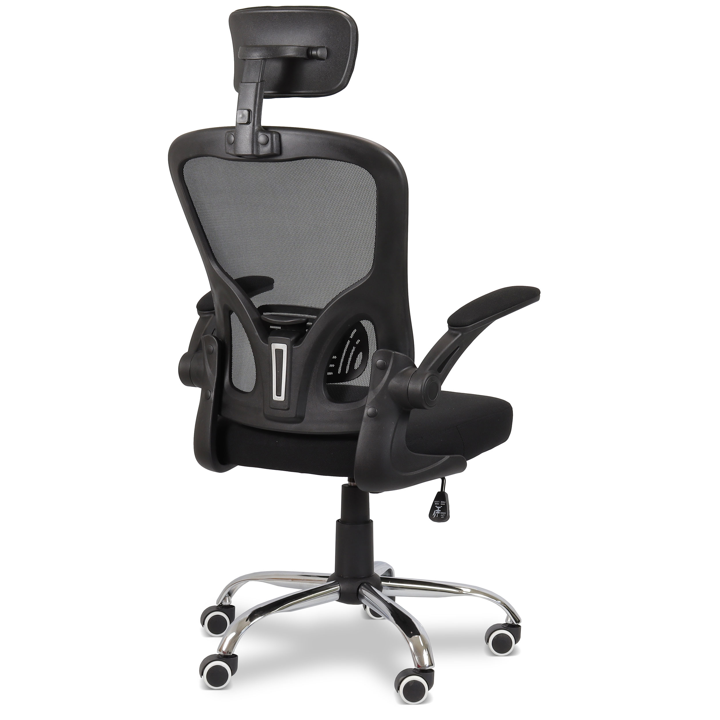 Cadeira_de_Escrit_rio_Comfy_Way_Tela_Mesh_Preta_Base_Girat_ria_e_Sistema_Relax_5