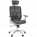 Cadeira de Escritório Comfy ErgoPro Cinza Tela Mesh Cinza, Braço Ajustável e Relax Avançado