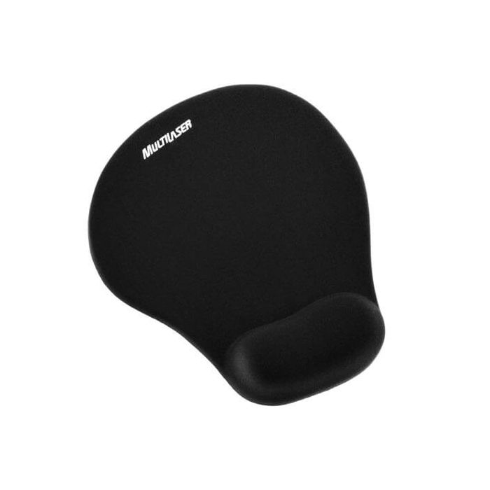 Mouse Pad Multilaser com Apoio em Gel Preto Comfy Comfy Cadeiras e Artigos de Escritório