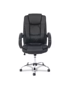 Cadeira de Escritório Flexy Direction Preta, Base Giratória e Sistema Relax