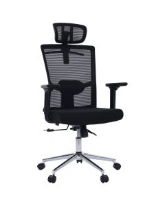 Cadeira Ergonômica Comfy Absolute Tela Mesh Preta, Espuma Injetada e Relax Avançado