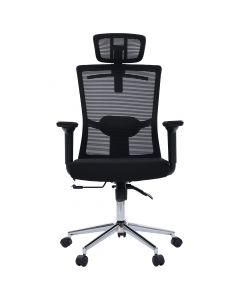 Cadeira Ergonômica Comfy Absolute Tela Mesh Preta, Espuma Injetada e Relax Avançado
