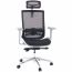 Cadeira de Escritório Comfy Aero Cinza Tela Mesh Preta, Braço 3D, Multi Regulagens Assento e Encosto