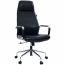 Cadeira de Escritório Comfy Royal Preta Estofada e Sistema Relax