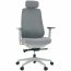 Cadeira de Escritório Comfy Tauris Cinza Tecido Cinza, Braço 3D e Assento Deslizante