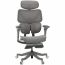 Cadeira de Escritório Comfy Zenith Cinza, Braço 5D, Mecanismo Wire e Adaptive