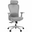 Cadeira Ergonômica Comfy Pulse Cinza Quartz Tela Mesh Assento Injetado Deslizante e Relax Avançado