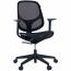 Cadeira Giratória Ergonômica Comfy Wiz Preto Onyx Full Mesh Altura Ajustável