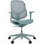 Cadeira Giratória Ergonômica Comfy Wiz Verde Sálvia Full Mesh Altura Ajustável