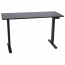Mesa com Regulagem de Altura Elétrica Comfy ErgoLift PRO Base Preta com Motor Duplo, 4 Memórias e Tampo Onyx
