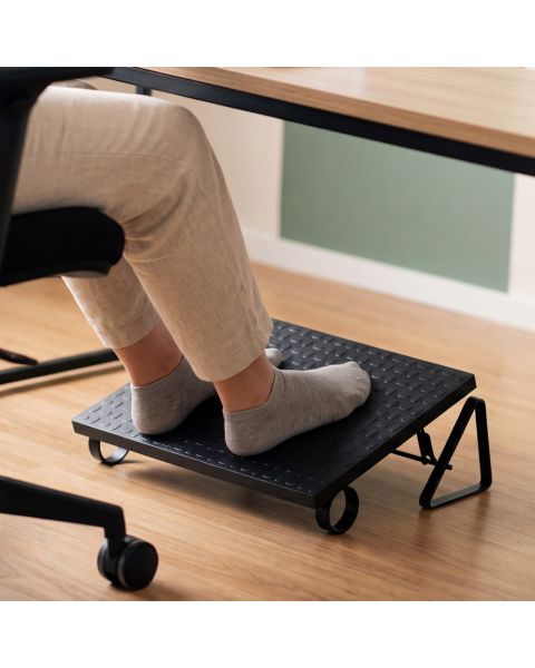 Apoio Para Pés Robust Ergonômico Preto
