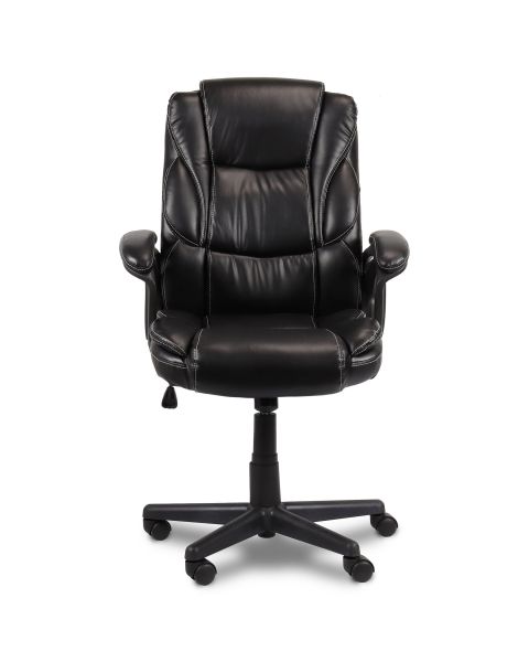 Cadeira de Escritório Flexy Chanceller Preta, Base Giratória e Sistema Relax