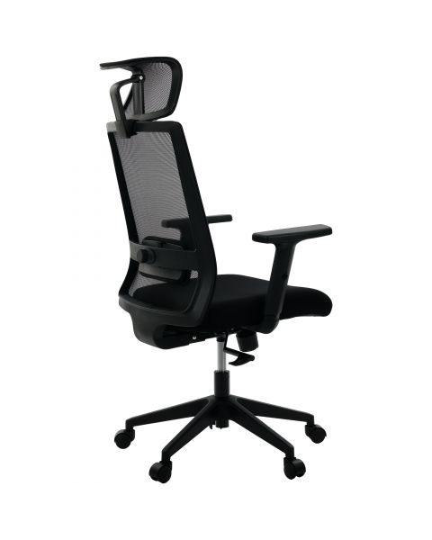 Cadeira de Escritório Flexy Kron Plus Tela Mesh Preta, Base Giratória Relax Avançado