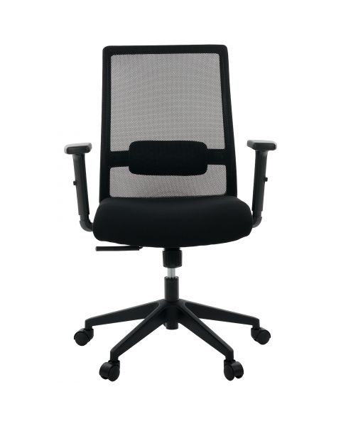 Cadeira de Escritório Flexy Kron Tela Mesh Preta, Base Giratória e Relax Avançado