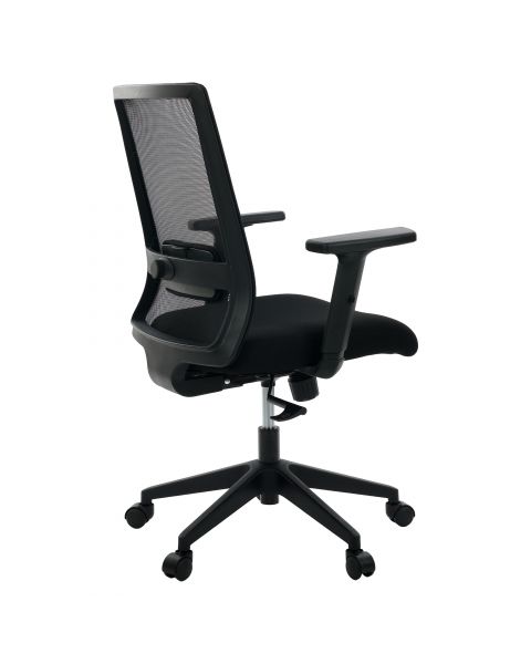 Cadeira de Escritório Flexy Kron Tela Mesh Preta, Base Giratória e Relax Avançado