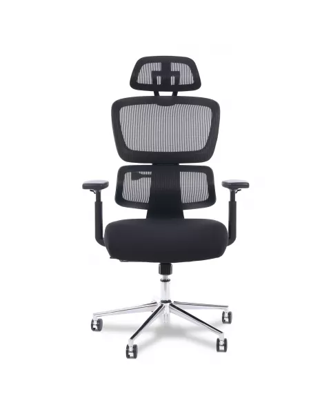 Cadeira de Escritório Comfy Nexus Tela Mesh Preta, Braço 3D e Relax Avançado