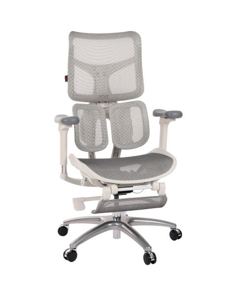 Cadeira de Escritório Comfy Sihoo Encore V2 Tela Mesh Cinza, Múltiplos Ajustes e Braços 4D