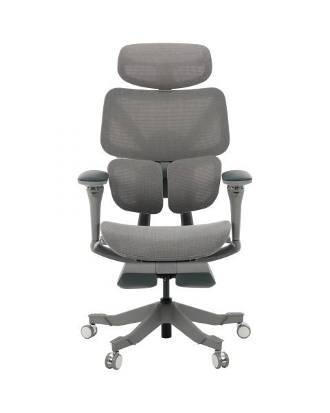 Cadeira de Escritório Comfy Zenith Cinza, Braço 5D, Mecanismo Wire e Adaptive