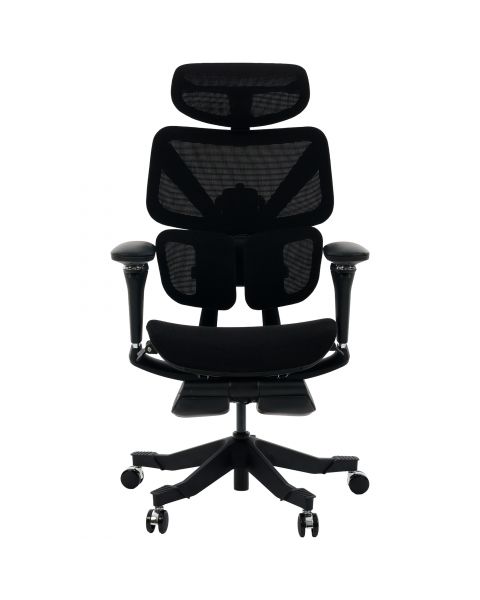 Cadeira de Escritório Comfy Zenith Preta, Braço 5D, Mecanismo Wire e Adaptive