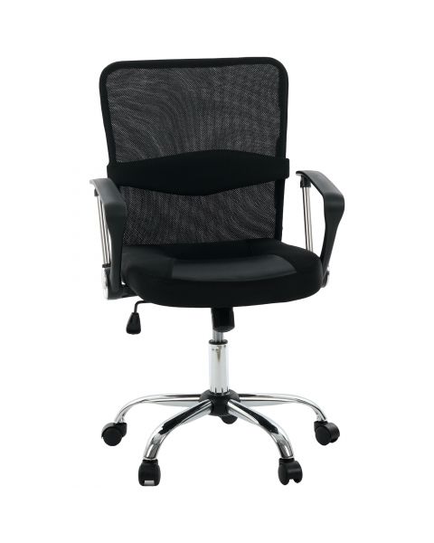 Cadeira de Escritório Flexy Flip Tela Mesh Preta, Base Giratória e Relax