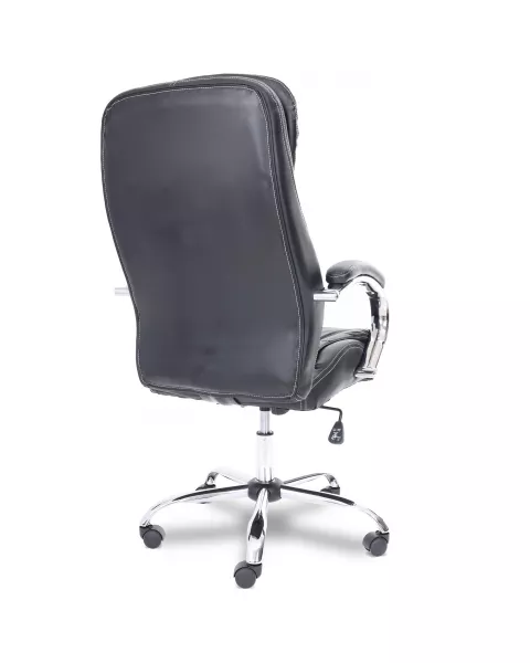 Cadeira de Escritório Flexy Leader Preta, Base Giratória e Sistema Relax