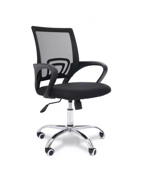 Cadeira de Escritório Flexy Uni Preta Base Giratória e Sistema Relax