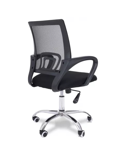 Cadeira de Escritório Flexy Uni Preta Base Giratória e Sistema Relax
