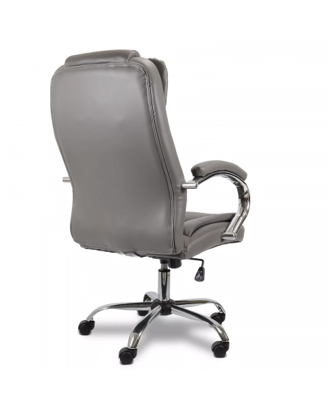 Cadeira de Escritório Flexy Virtuous Cinza, Base Giratória e Sistema Relax