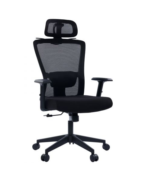 Cadeira Ergonômica Comfy Stance Plus V2 Tela Mesh Preta, Espuma Injetada e Relax