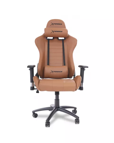 Cadeira Gamer Xperience Combat Terracota Base Giratória, Braço Ajustável e Sistema de Inclinação Avançado