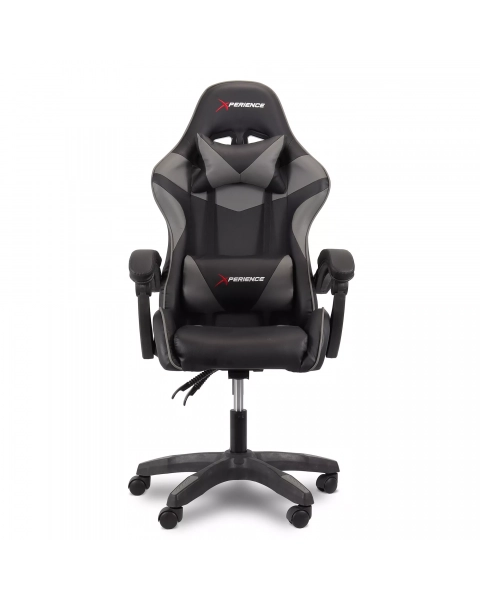 Cadeira Gamer Xperience Sport Cinza, Base Giratória e Sistema de Inclinação Avançado
