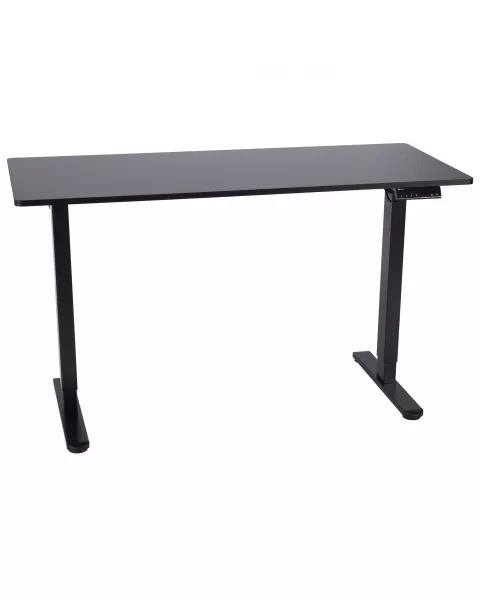 Mesa com Regulagem de Altura Elétrica Comfy ErgoLift PRO Base Preta com Motor Duplo, 4 Memórias e Tampo Onyx