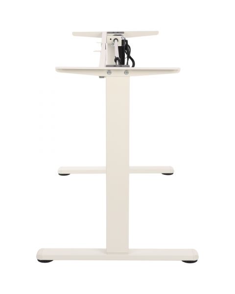 Estrutura Metálica para Mesa de Altura Ajustável Branca com Motor Simples e 3 Memórias