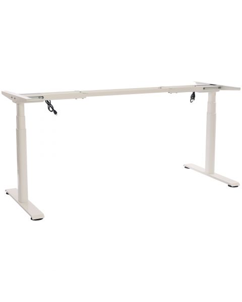 Estrutura Metálica para Mesa de Altura Ajustável Ergolift Ultra Branca 2 Motores, Painel Avançado