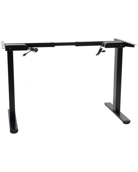 Estrutura Metálica para Mesa de Altura Ajustável Ergolift PRO Preta com 2 Motores e 4 Botões com Memória