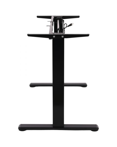 Estrutura Metálica para Mesa de Altura Ajustável Preta com Motor Simples e 3 Memórias