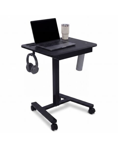 Mesa Comfy Ergolift EasyDesk One Portátil de Altura Ajustável por Pistão Preto