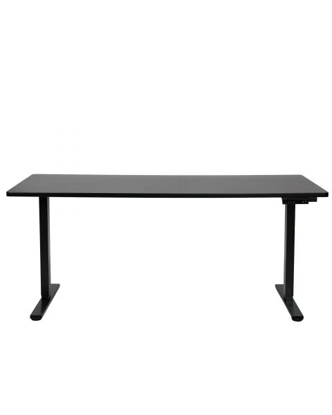Mesa com Regulagem de Altura Elétrica Comfy ErgoLift Pro Plus Preta 2 Motores e 4 Memórias, Tampo Preto 1,80 m