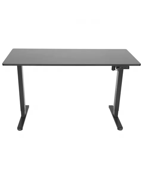 Mesa com Regulagem de Altura Elétrica Comfy ErgoLift Base Preta com 3 Memórias e Tampo Onyx