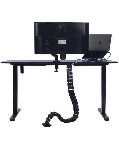 Vértebra para Organização de Cabos para Mesa Comfy Ergolift Preta